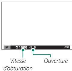 P 1000 -5.6 Cui Vitesse d'obturation Ouverture