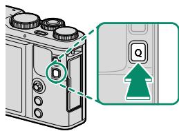 FUJIFILM FINEPIX S8600 - Modification du menu rapide - 1