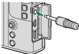 FUJIFILM FINEPIX S8600 - Utilisation d'un microphone externe - 1