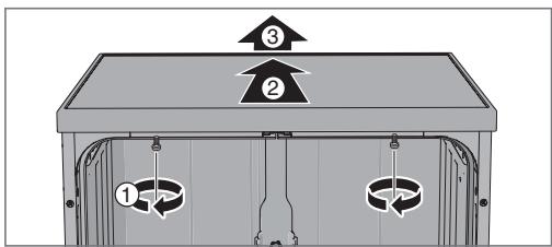 GORENJE GI 67260 XXL - Dépose du plan de travail du lave-vaisse - 1