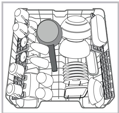 INDESIT DPG 16B1 A  -  DPG 16B1 A K - Panier supérieur - 1