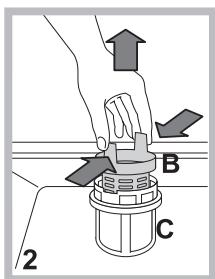 INDESIT DPG 16B1 A - DPG 16B1 A K - Cleaning the filters - 2