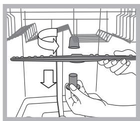INDESIT DPG 16B1 A - DPG 16B1 A K - Cleaning the sprayer arms - 1