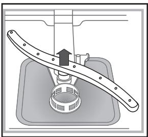 INDESIT DPG 16B1 A  -  DPG 16B1 A K - Reinigen van de sproeiarmen - 2