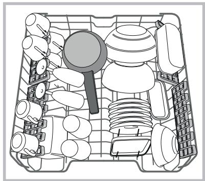 INDESIT DPG 16B1 A  -  DPG 16B1 A K - Geschirrspüler-Oberkorb - 1