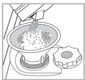 INDESIT DPG 16B1 A - DPG 16B1 A K - Measuring out the refined salt - 1