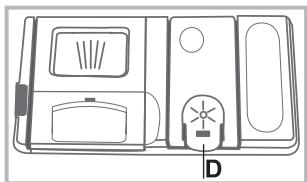 INDESIT DPG 16B1 A  -  DPG 16B1 A K - Einfüllen des Klarspulers - 1