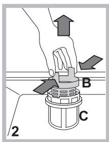 INDESIT DPG 16B1 A  -  DPG 16B1 A K - Die Filter reinigen - 2