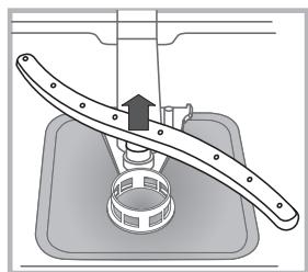 INDESIT DPG 16B1 A  -  DPG 16B1 A K - Nettoyer les bras de lavage - 2