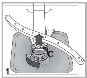 INDESIT DPG 16B1 A - DPG 16B1 A K - Cleaning the filters - 1
