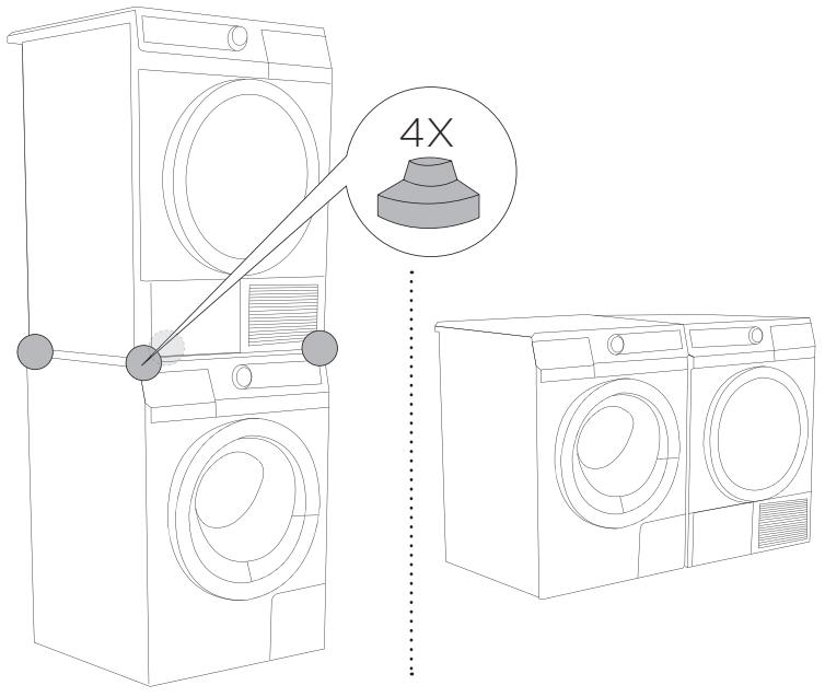 GORENJE WD94141DE - POSITIONNEMENT DE L'APPAREIL - 1