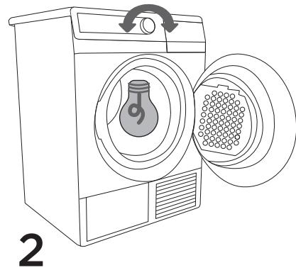 GORENJE D9565N - MISE EN MARCHE DU SÉCHE-LINGE - 2