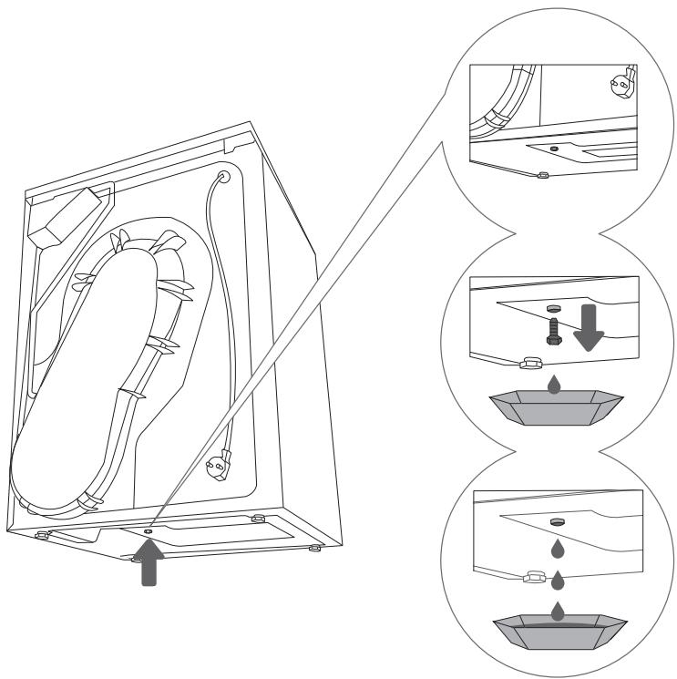 GORENJE DP7C - Vidange du réservoir du générateur de VAPEUR - 1