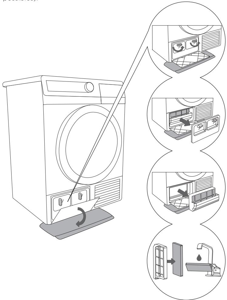 GORENJE DP7C - Nettoyage du filtre de la POMPE à chaleur - 1