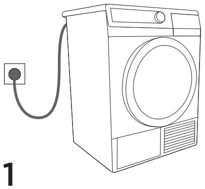 GORENJE DP7C - Mise en MARCHE du sèche-linge - 1