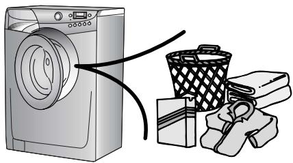 HOOVER DXW 4H7A1TC EX-01 - Préparer le linge - 1