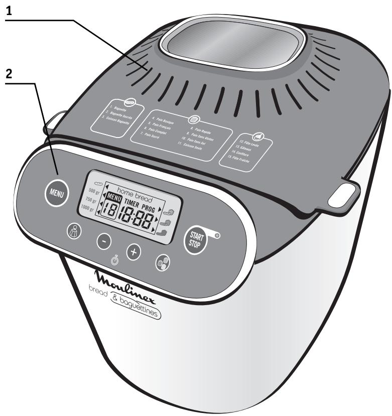 MOULINEX HOME BREAD OW1101 - Partecipiamo alla protezione dell'ambiente! - 1