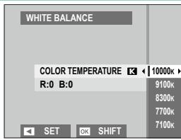 FUJIFILM X-A10 - K: Color Temperature - 1