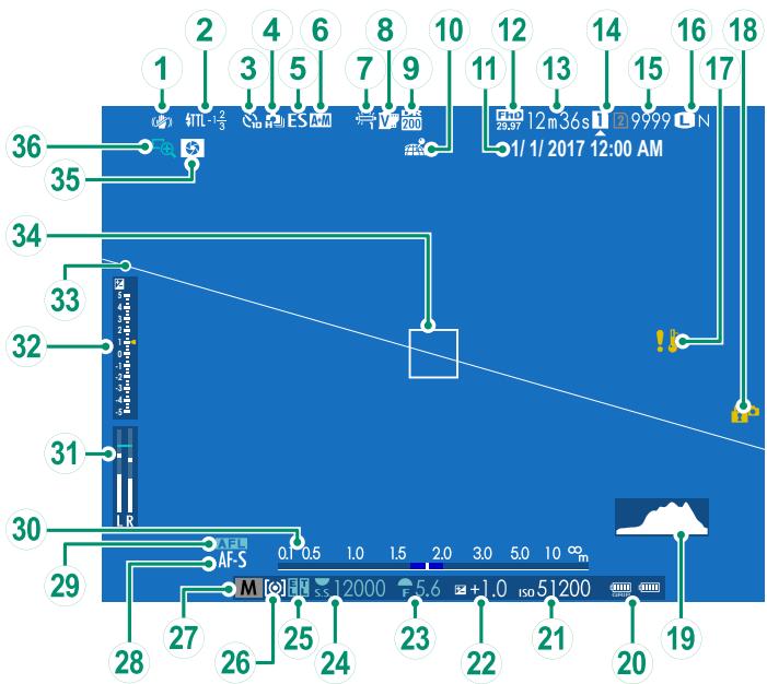 FUJIFILM X-A10 - Camera Displays - 2