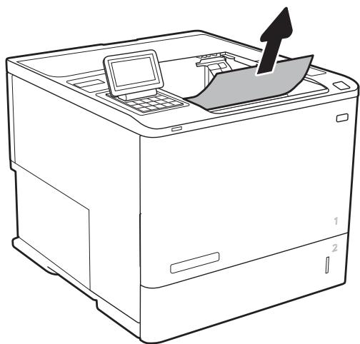 HP COLOR LASERJET ENTERPRISE M680 - COLOR LASERJET ENTERPRISE M680DN - LASERJET ENTERPRISE 700 M775 - LASERJET ENTERPRISE 700 M775DN - Clear paper jams in the output bin - 1