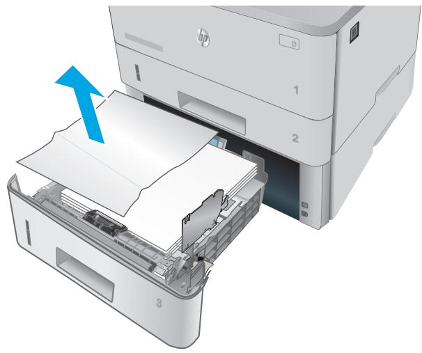 HP LASERJET ENTERPRISE FLOW MFP M681DH - Elimination des bourges papier dans le bac 3 - 2