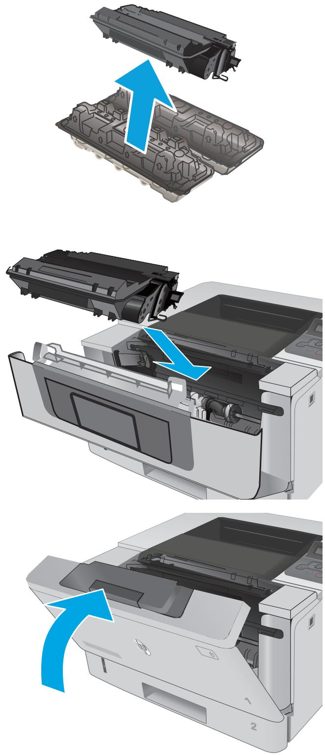 HP LASERJET ENTERPRISE M630  -  LASERJET ENTERPRISE M630DN -  LASERJET ENTERPRISE M631Z - Retrait et remplacement d'une cartouche de toner - 5