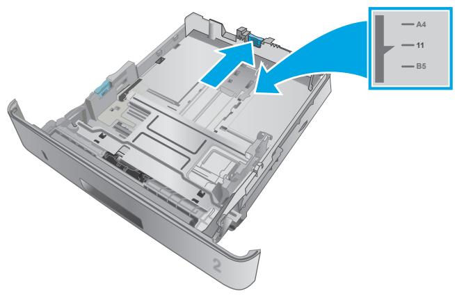 HP LASERJET ENTERPRISE M630  -  LASERJET ENTERPRISE M630DN -  LASERJET ENTERPRISE M631Z - Elimination des bourges papier dans le bac 2 - 3