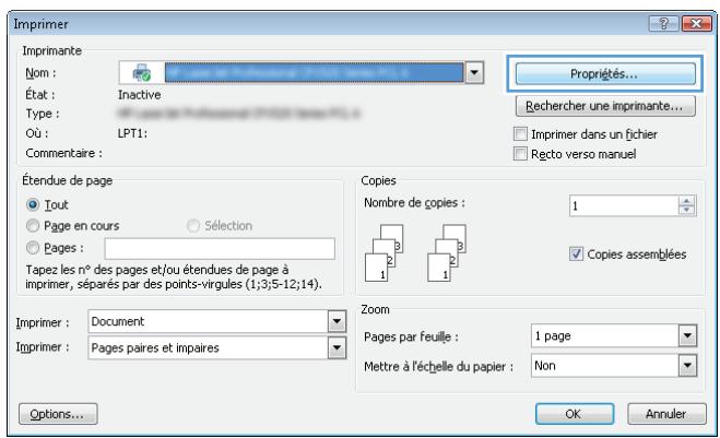 HP LASERJET ENTERPRISE M630  -  LASERJET ENTERPRISE M630DN -  LASERJET ENTERPRISE M631Z - Créer une tâche en mémoire (Windows) - 4