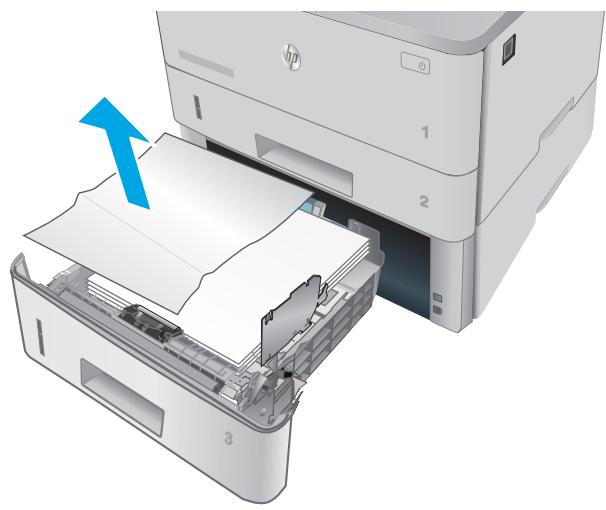 HP LASERJET ENTERPRISE M630  -  LASERJET ENTERPRISE M630DN -  LASERJET ENTERPRISE M631Z - Elimination des bourges papier dans le bac 3 - 2