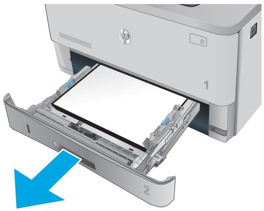 HP LASERJET ENTERPRISE M630  -  LASERJET ENTERPRISE M630DN -  LASERJET ENTERPRISE M631Z - Elimination des bourges papier dans le bac 2 - 1