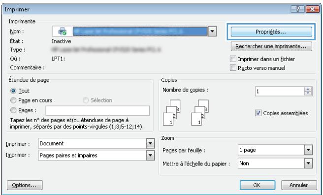 HP LASERJET ENTERPRISE MFP M631DN  -  LASERJET ENTERPRISE MFP M632F - Créer des raccourcis d'impression (Windows) - 1