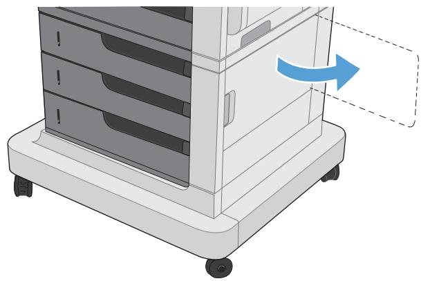 HP LASERJET ENTERPRISE MFP M631DN  -  LASERJET ENTERPRISE MFP M632F - Suppression des bourrages dans la porte inférieure droite - 1