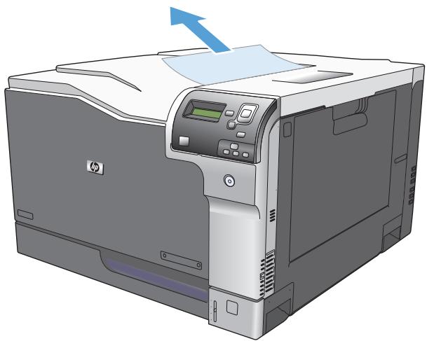 HP LASERJET ENTERPRISE MFP M631DN  -  LASERJET ENTERPRISE MFP M632F - Suppression des bourrages dans la zone du bac de sortie - 1
