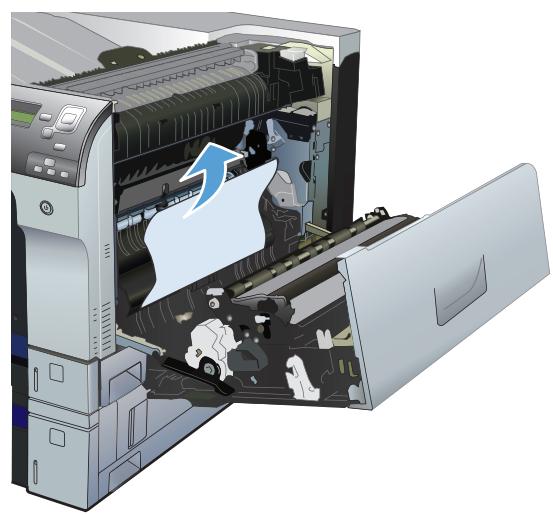 HP LASERJET ENTERPRISE MFP M631DN  -  LASERJET ENTERPRISE MFP M632F - Suppression des bourrages dans la porte supérieure droite - 2