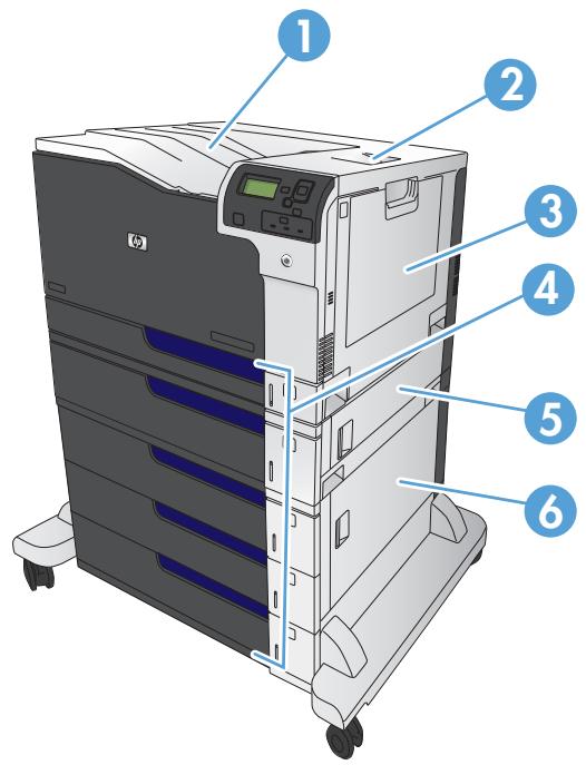 HP LASERJET ENTERPRISE M880Z - Emplacement des bourages - 2