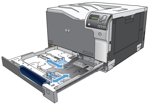 HP LASERJET ENTERPRISE M880Z - Chargement des bacs 2 et 3 et des bacs optionnels 4, 5 et 6 avec un papier de format standard - 2