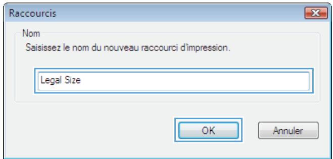 HP LASERJET ENTERPRISE M880Z - Créer des raccourcis d'impression (Windows) - 6