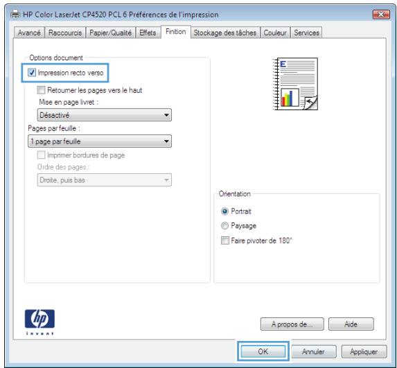 HP LASERJET ENTERPRISE M880Z - Imprimer en manuel des deux côtés (Windows) - 3