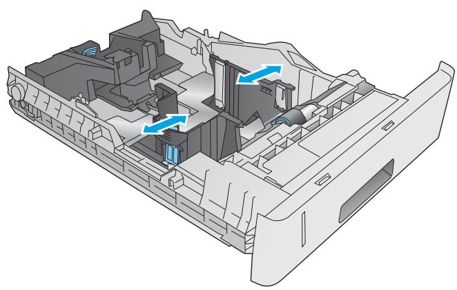 HP LASERJET ENTERPRISE FLOW M830Z - Chargement du papier dans le bac à support personnelisé - 2