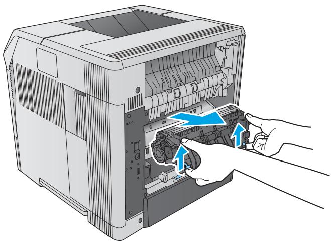 HP LASERJET ENTERPRISE FLOW M830Z - Elimination des bourrages papier dans la zone de l'unité de fusion - 6