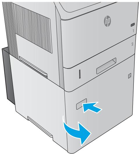 HP LASERJET ENTERPRISE FLOW M830Z - Elimination des bourrages papier dans le bac à haute capacité de 1 500 feuilles - 1