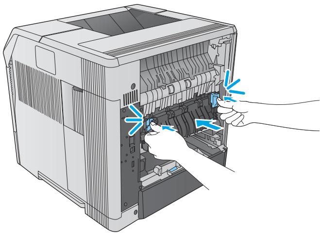 HP LASERJET ENTERPRISE FLOW M830Z - Elimination des bourrages papier dans la zone de l'unité de fusion - 8