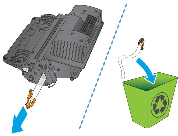 HP LASERJET ENTERPRISE FLOW M830Z - Retrait et remplacement de la cartouche - 6
