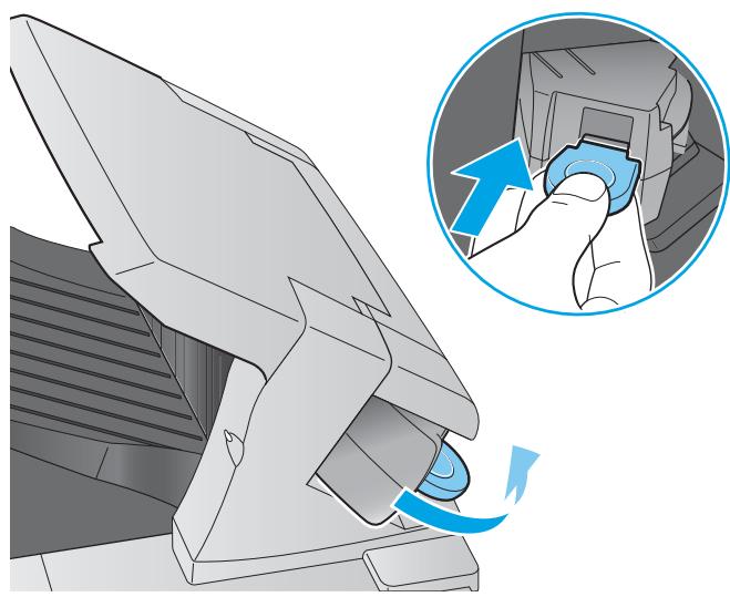 HP LASERJET ENTERPRISE FLOW M830Z - Retrait et remplacement de la cartouche d'agrafes - 2