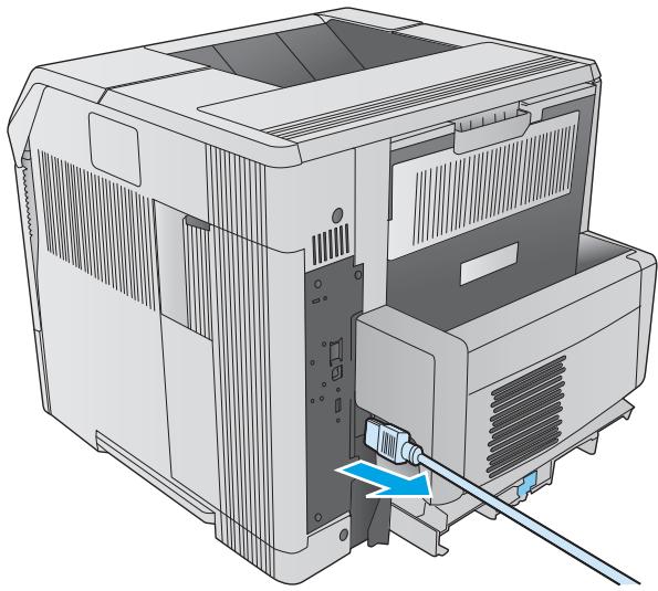 HP LASERJET ENTERPRISE FLOW M830Z - Elimination des bourrages papier dans la zone de l'unité de fusion - 2