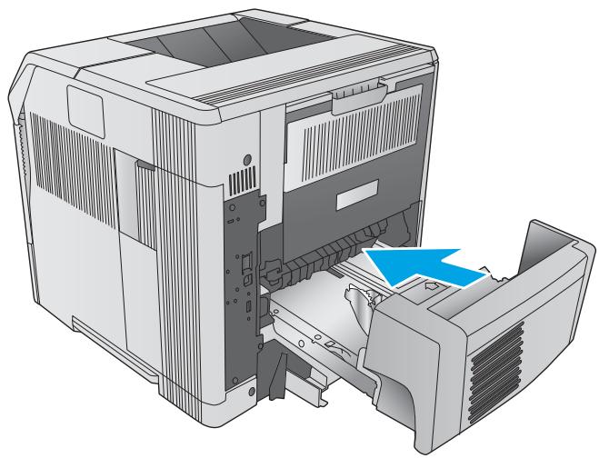HP LASERJET ENTERPRISE FLOW M830Z - Elimination des bourges papier dans l'unité recto verso - 5