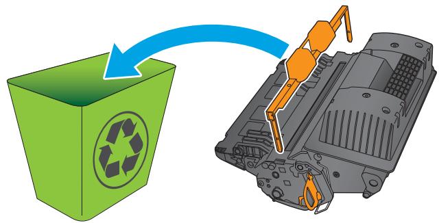 HP LASERJET ENTERPRISE FLOW M830Z - Retrait et remplacement de la cartouche - 5