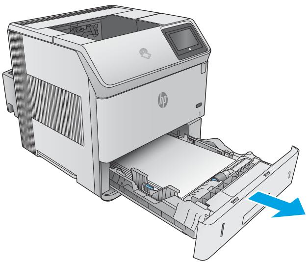 HP LASERJET ENTERPRISE FLOW M830Z - Elimination des bourges papier dans le bac 2 et les bacs de 500 feuilles - 1