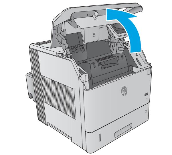 HP LASERJET MANAGED MFP E62555DN (J8J66A) - Élimination des bourrages papier dans la zone de la cartouche de toner - 1