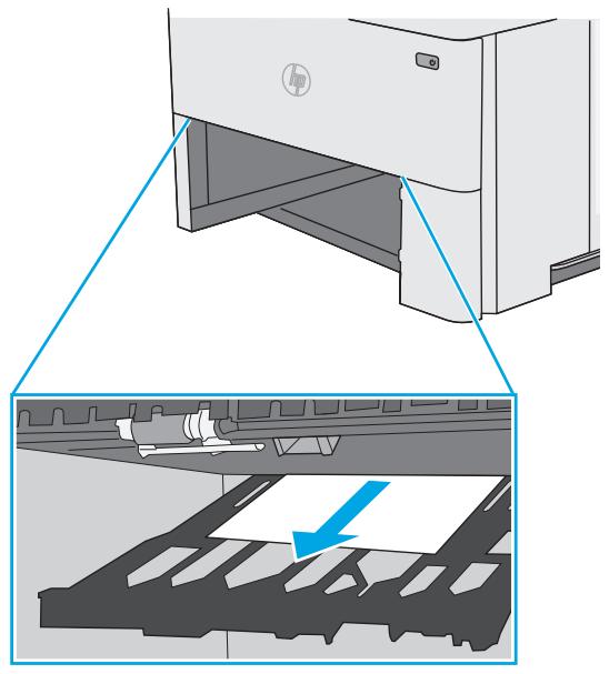 HP COLOR LASERJET MANAGED FLOW MFP E67560Z - Élimination des boursouflures papier dans l'unité recto verso - 3